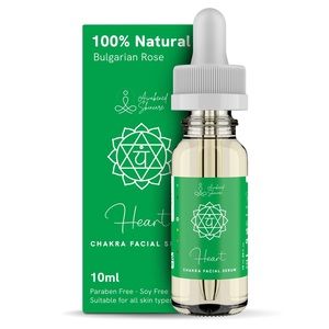 Heart Chakra Facial Serum Essential Oil Blend, Natural & Organic Moisturizing